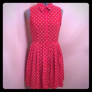 *Lowest Price* Polka Dot Button Up Dress